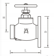 Flange Fire Hydrant Landing Valve