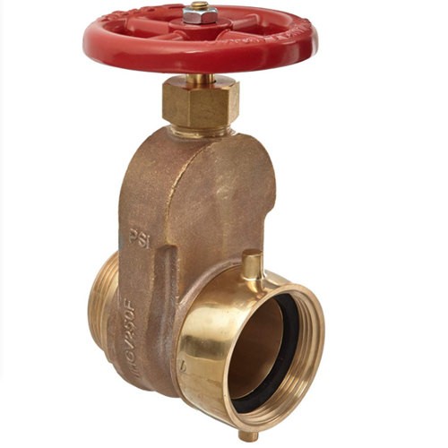 2.5&rsquo;&rsquo; UL listed and FM approved Brass Single hydrant gate valve With