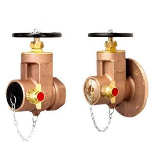Bronze Brass Gunmetal Gate Pattern Dry Riser Landing Valve