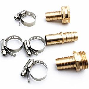 Garden Hose Repair Connector with Clamps Male and Female Garden Hose Fittings Garden Hose Repair Connector with Clamps Male and Female Garden Hose Fittings