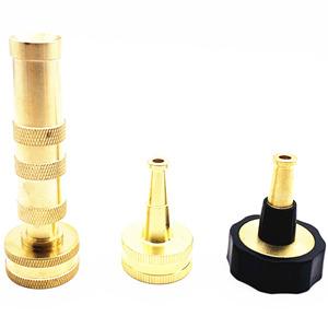 Solid Brass 3/4 Inch Fitting Garden Hose Nozzle Solid Brass 3/4 Inch Fitting Garden Hose Nozzle