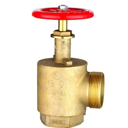 UL UCLFM Brass Bronze Fire Hydrant Hose Angle Valve 