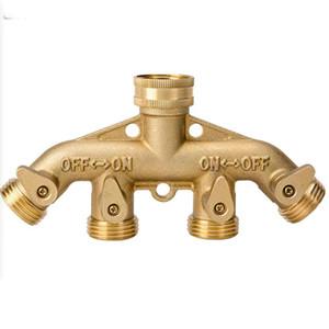 4 Way Garden Hose Splitter Y Connector  4 Way Garden Hose Splitter Y Connector